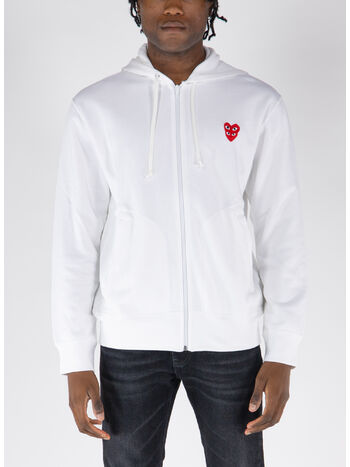FELPA PLAY SWEATSHIRT, WHITE, small