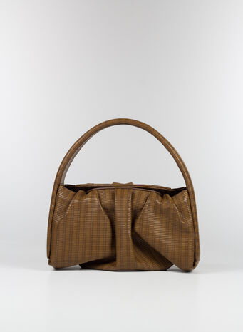 BORSA HERA BRAID, BROWN, small