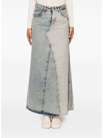 GONNA LUNGA IN DENIM, 962 LIGHT BLUE, small