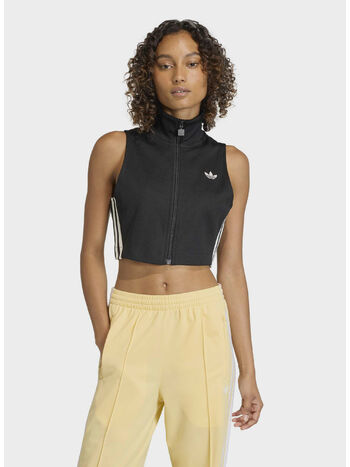 TOP SLEEVELESS, BLACK/WHITE, small