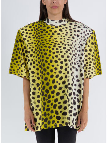 T-SHIRT CHEETAH PRINTED JERSEY, 499, small