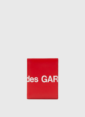 PORTAFOGLIO WALLET HUGE LOGO, 2 RED, small