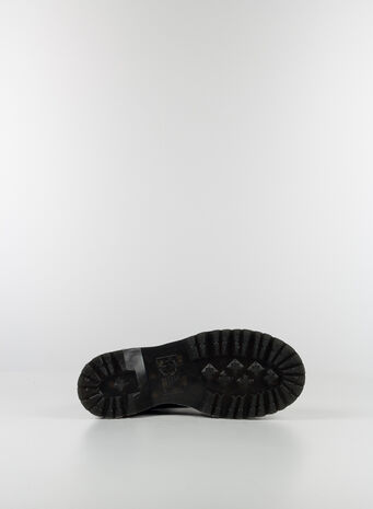 STIVALETTI CHELSEA DI PELLE CON PLATFORM 2976 MAX, BLACK, small