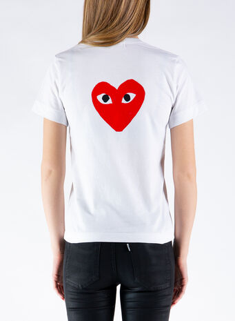 T-SHIRT PLAY, WHITE, small