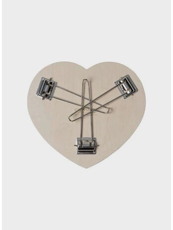 TAVOLO HEART FOLDING, 3FXXX SCARLET/WHITE, small