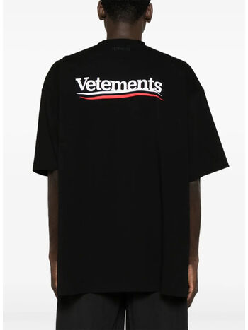 T-SHIRT CAMPAIGN LOGO, BLACK, small
