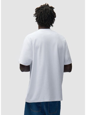 T-SHIRT REVERSIBLE LABEL, 100 WHITE, small