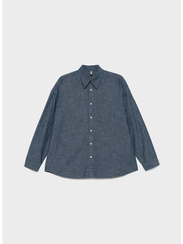 CAMICIA NOTE, 702 MID BLUE, large