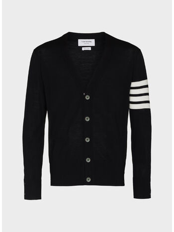 CARDIGAN CLASSIC V-NECK, 001 BLACK, small