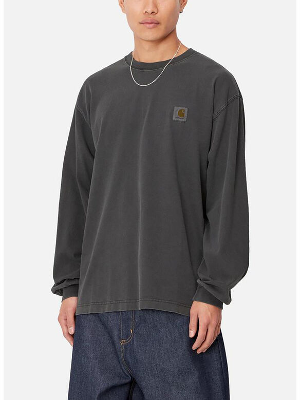 T-SHIRT VISTA, 89GD BLACK GARMENT DYED, medium