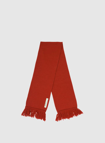 SCIARPA QUOTE SCARF, RED/WHITE, small
