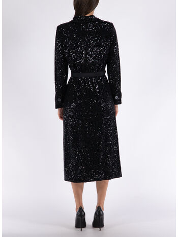 CAPPOTTO CON PAILLETTES, BLACK, small