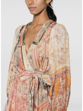 ABITO AUGUST WRAP, PTFO PATCH FLORAL, small