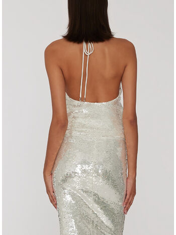 TOP SEQUINS HALTERNECK, 11-0601  BRIGHT WHITE, small