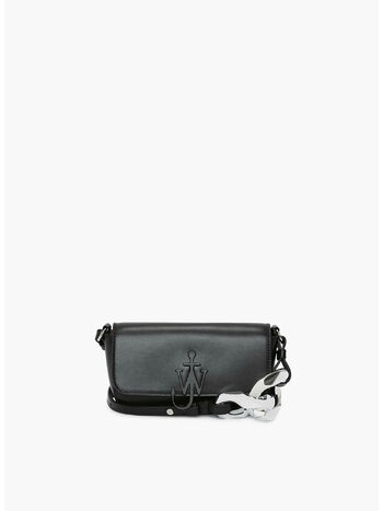 BORSA CHAIN BAGUETTE ANCHOR, 999 BLACK, small
