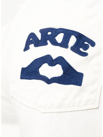 PANTALONE HEART EMBROIDERY, CREAM, small