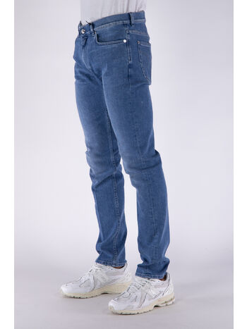 JEANS DENIM TAYLOR FIT, 1D520 WASHED MEDIUM BLUE, small