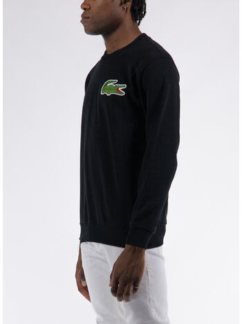 FELPA CREW LOGO, BLACK, small