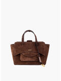 BORSA FLAP M SUEDE, CHO CHOCOLAT, thumb
