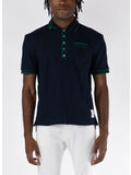 POLO SHORTSLEEVE RIB CUFF, 415 NAVY, thumb