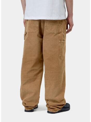 PANTALONE DOUBLE KNEE, HZ17 Hamilton Brown, destroy wash, small