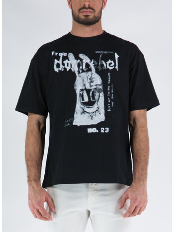 HUN T-SHIRT, NERO, small