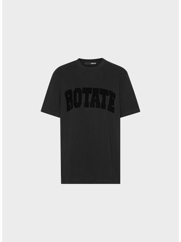 T-SHIRT JERSEY OVERSIZE, 100 BLACK, medium