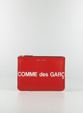 POCHETTE HUGE LOGO UNISEX, 2 RED, thumb