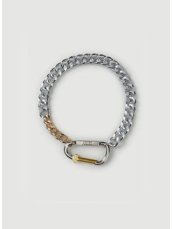 COLLANA COLUMN CARABINER, SV SILVER, small