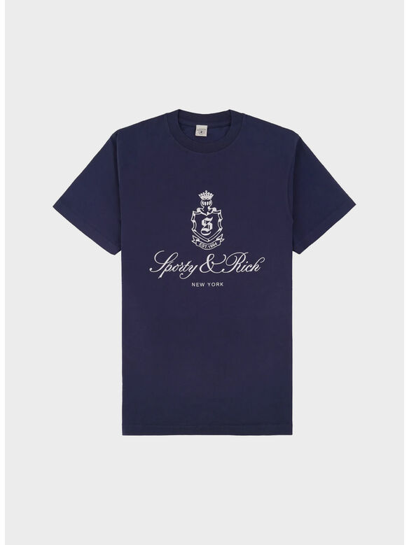 VENDOME T-SHIRT, NAVY/WHITE BLU, medium