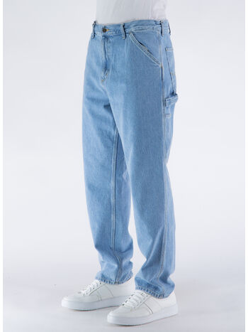 PANTALONE SINGLE KNEE, 0112 BLUE STONE BLEACHED, small