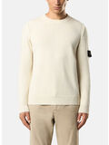 MAGLIONE GIROCOLLO LAMBSWOOL, V0093 IVORY, thumb