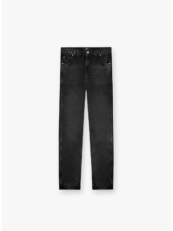 JEANS R2 STRAIGHT LEG DENIM, 001 BLACK, small