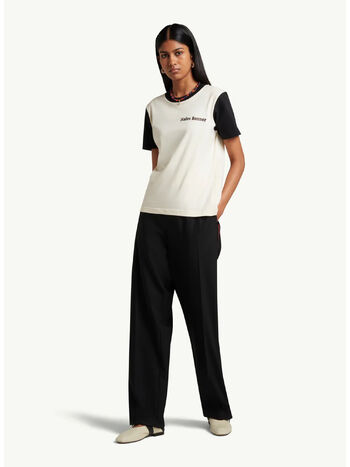 T-SHIRT MORNING, BLACK AND IVORY, small