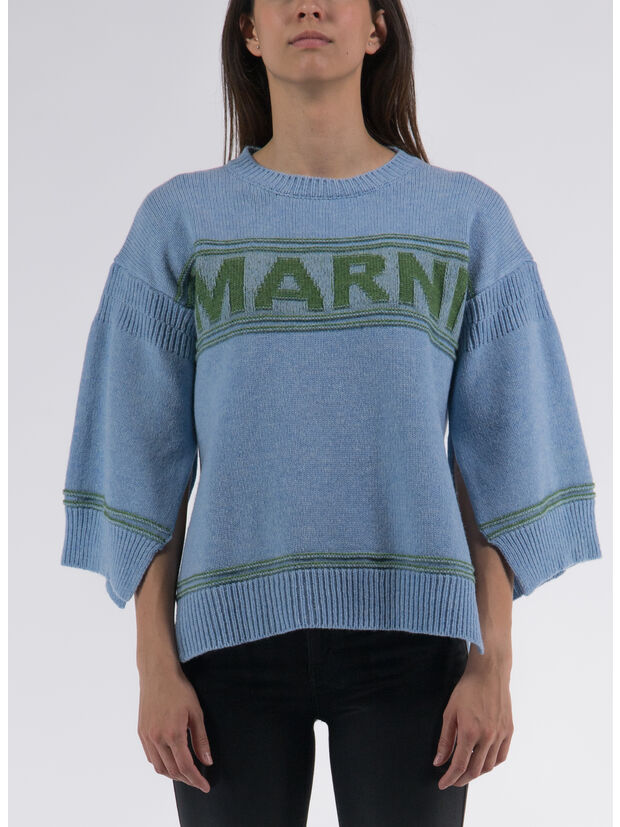 PULLOVER MAGLIA GIROCOLLO, 00B50, large