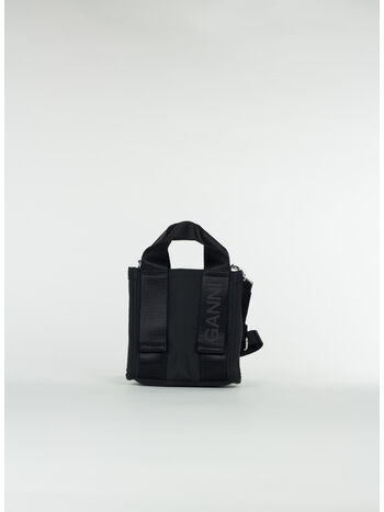 BORSA RECYCLED TECH MINI TOTE, 099 BLACK, small