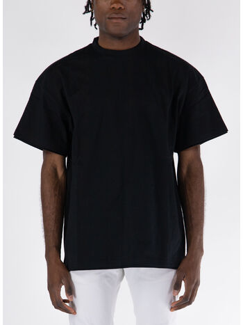 T-SHIRT DOUBLELAYER, 001 BLACK, small
