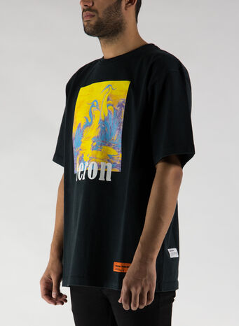 T-SHIRT ES OS HERONS, 1016BLACKYELLOW, small