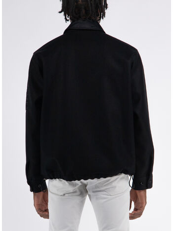 GIACCA WOOL MELTON, 001 BLACK, small