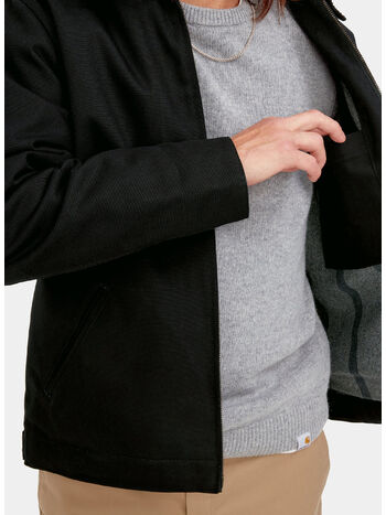 GIUBBOTTO DETROIT, 00E01 BLACK/BLACK, small