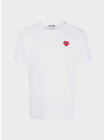 T-SHIRT PLAY, WHITE, small