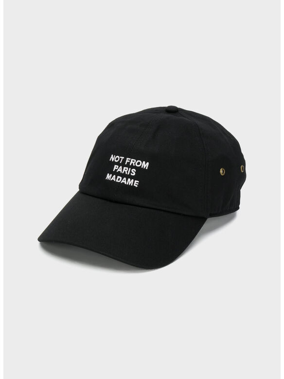 CAPPELLO LE CASQUETTE SLOGAN, BL BLACK, medium