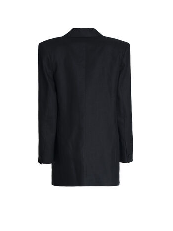 GIACCA THE BLAZER LINUME, BLACK, small