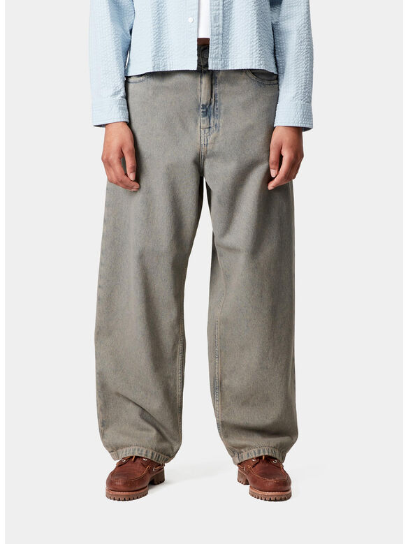 PANTALONE BRANDON, 3FUGD BLUE/LEATHERGARMENTDYED, medium