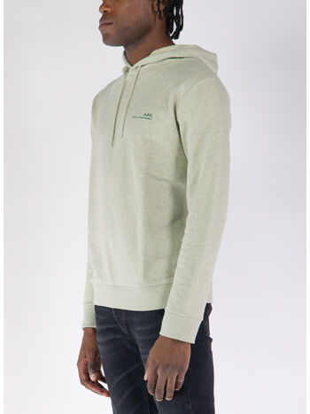 FELPA HOODIE ITEM OVERDYE, PKC VERT PALE CHINE, small