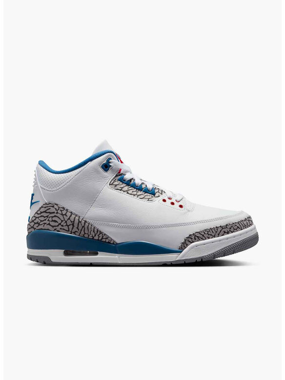 SCARPA AIR JORDAN 3 RETRO UNISEX, 104 WHITE/MULTI-COLOR, medium