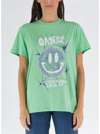 T-SHIRT LIGHT JERSEY SMILEY RELAXED TEE, 484 PEAPOD, small