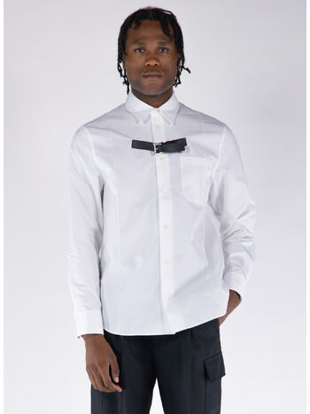 CAMICIA INFORMAL HEAVY POPLIN FABRIC, 1W000 OPTICAL WHITE, small