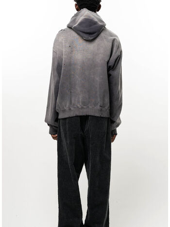FELPA SUN FADED SWEET HOODIE, BLACK, small
