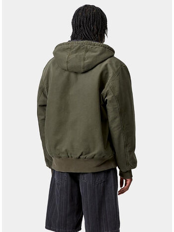 GIUBBOTTO OG ACTIVE, 494O OLIVE STONE CANVAS, small